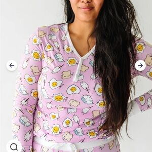 Little Sleepies Breakfast Print Pajama Set